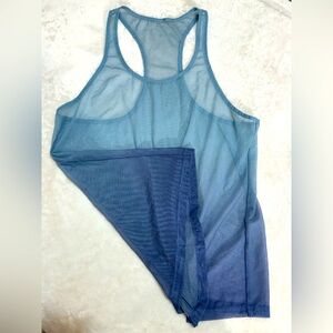 Victoria’s Secret mesh gradient blue tank top